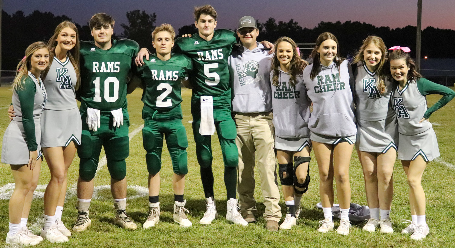 Kemper senior football night